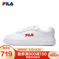 FILA x Wilson 斐乐板鞋男2020秋季新款小白鞋休闲时尚运动鞋 斐乐白-FW 42