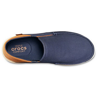 CROCS卡骆驰男鞋百搭舒适乐福鞋一脚蹬套脚低帮休闲鞋204834 Navy / Hazelnut 7