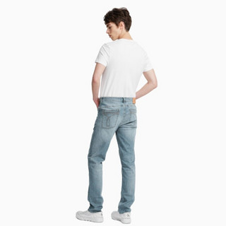 CK Jeans 2020春夏款男装 时髦楔形版牛仔裤CKJ055 J314970 1AA-蓝色 31 32