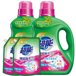 超能 双离子系列 焕彩新生洗衣液 共11斤