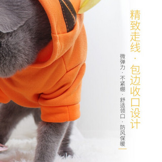 憨憨宠 狗狗衣服猫衣服宠物衣服变身装猫咪衣服小型犬法斗泰迪吉娃娃柯基衣服中型犬幼犬秋冬服装狗狗用品 小老虎款 S号建议体重2-4斤