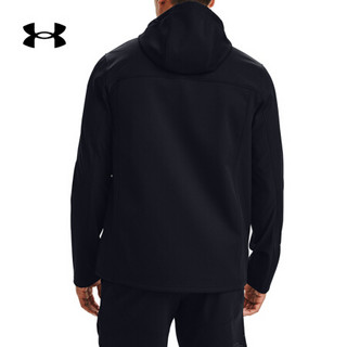 安德玛官方UA ColdGear男子连帽运动夹克Under Armour1355846 黑色001 XL