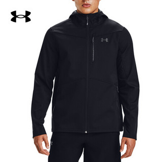 安德玛官方UA ColdGear男子连帽运动夹克Under Armour1355846 黑色001 XL