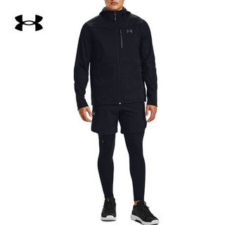 安德玛官方UA ColdGear男子连帽运动夹克Under Armour1355846 黑色001 XL