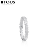 TOUS/桃丝熊 925银经典桃丝熊送女朋友情侣礼物戒指 女友礼物送女友礼物 银色 512725521