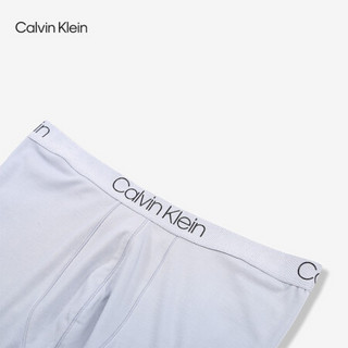 CK Underwear 2020秋冬款 男装LOGO腰边贴体保暖长裤 NM1986AD QAT-灰色 S