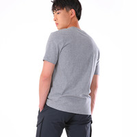 Running river奔流极限 男士户外运动时尚新款圆领纯棉短袖t恤春夏秋G5228 G5228-051灰色 M-48