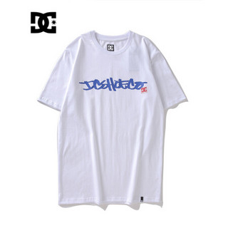 DCSHOECOUSA WAXED SS 运动T恤男短袖休闲半袖 GDYZT19219 白夹色-WBB0 S