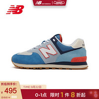 New Balance NB官方2020新款男款女款574系列ML574SOS休闲鞋 蓝色/米色 ML574SOS 40.5