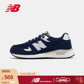 New Balance NB官方2020新款男女情侣款ML570BNA复古休闲鞋 藏蓝色/白色ML570BNE 40.5