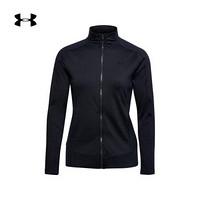 安德玛官方UA Storm Midlayer女子运动拉链外套Under Armour1356643 黑色001 M