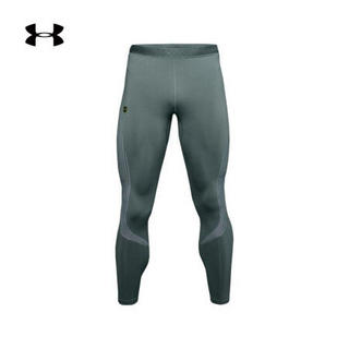 安德玛官方UA RUSH男子运动紧身裤Under Armour1350150 蓝色424 XL