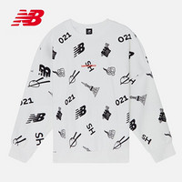 New Balance NB官方2020新款中性款AMT03371卫衣logo印花卫衣圆领套头卫衣 WT AMT03371 2XL