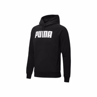 PUMA彪马官方 新款男子印花连帽休闲卫衣 ACTIVE 582682 黑色 01 XL