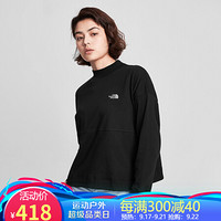 TheNorthFace北面针织卫衣女户外吸湿排汗上新|497V JK3/黑色 L