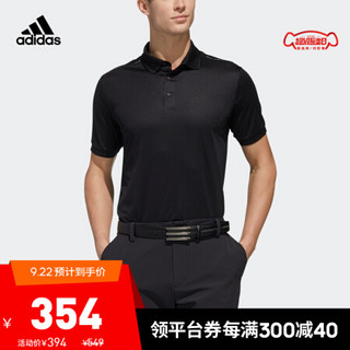 阿迪达斯官网 adidas Pique POLO 男装高尔夫运动短袖POLO衫FJ6415 如图 L