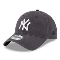 MLB男女同款棒球帽遮阳经典款New York Yankees纯棉可调节3077888囤 Graphite 920SCC One Size
