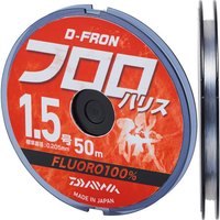 DAIWA达亿瓦 D-FRON 碳纤子线 高强力顺滑钓鱼子线 日本进口碳素线 渔线 钓具 自然色40m 6号