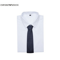 阿玛尼EMPORIO ARMANI奢侈品EA20秋冬男士桑蚕丝领带 340075-CC013-20F NAVY-00036藏青色 U