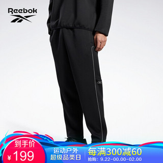 Reebok锐步 运动经典CL PREMIER KN PT男子长裤 GH3711_黑色 A/XL