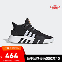 阿迪达斯官网 adidas 三叶草 EQT BASK ADV男鞋经典运动鞋EE5026 一号黑/白/金 37(230mm)