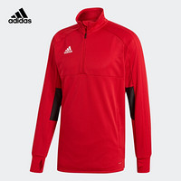 阿迪达斯官网 adidas CON18 TR TOP2 男装足球运动上衣CG0398 能量红/黑色/白 J/M(170/92A)