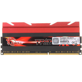 G.SKILL 芝奇 Trident X系列 F3-2400C10D-8GTX DDR3 2400MHz 台式机内存 8GB（4GB*2）