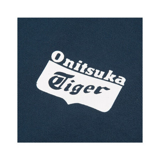 Onitsuka Tiger鬼塚虎男性休闲卫裤 纯棉透气运动卫裤2181A351-002 海军蓝 XL