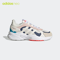 adidas 阿迪达斯 官网adidas neo CRAZYCHAOS女鞋休闲运动鞋FY7827 粉白/蓝/粉/孔雀蓝 39(240mm)