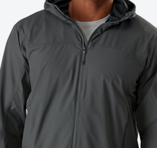 ARC'TERYX 始祖鸟 Gore-Tex系列 Solano Hoody Men’s 男士软壳衣 24386 碳渣灰 XL