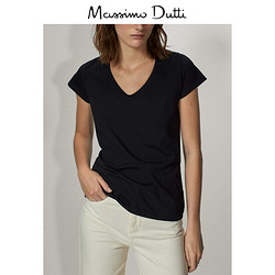 Massimo Dutti女装 素色棉质 T恤 06870900800