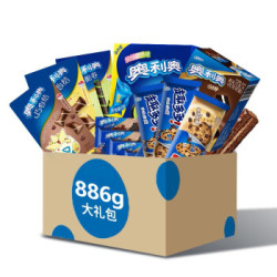 OREO 奥利奥 趣多多系列 巧克力夹心威化饼干 886g