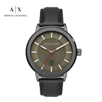 乔治·阿玛尼 GIORGIO ARMANI阿玛尼 ARMANI EXCHANGE 时尚潮流个性皮带男士石英腕表 AX1473