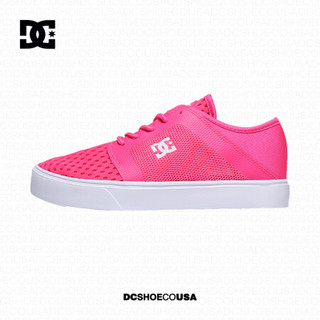 DCSHOECOUSA/DC 男女运动休闲透气网鞋夏款滑板鞋ADYS300184 粉红色/WHT 37