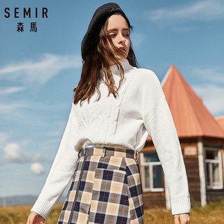 Semir 森马 19-078070446 女士潮流毛衣针织衫