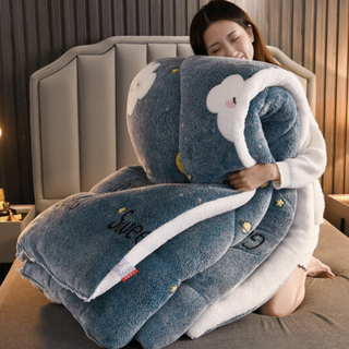 Krupp Corp 克努帛 蓬松羊羔绒秋冬被子 200*150cm 4斤