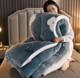 Krupp Corp 克努帛 蓬松羊羔绒秋冬被子 200*150cm 4斤