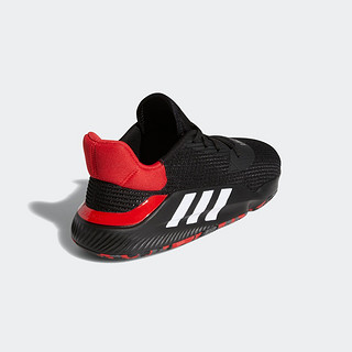 adidas 阿迪达斯 Pro Bounce 2019 男士篮球鞋 EF8800 黑红 40.5