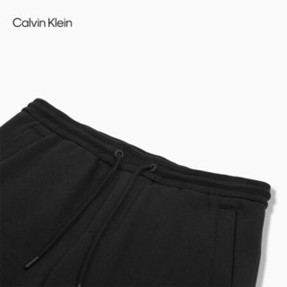 CK Jeans 2020秋冬新款 男装刺绣LOGO合身版休闲裤 J317605 BAE-黑色 L