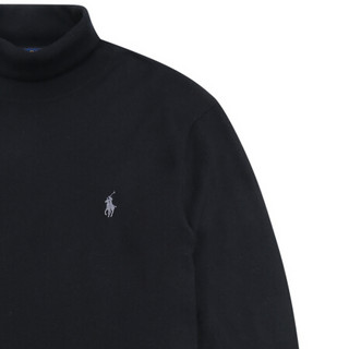 Ralph Lauren/拉夫劳伦男装 经典款圆领套头衫12611 001-黑色 L