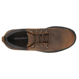 SKECHERS 斯凯奇 男士低帮工装鞋 6618 深棕色 10