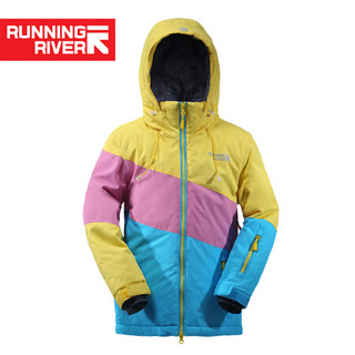 RUNNING RIVER 儿童户外滑雪服保暖登山W4664A 浅蓝色160 M(142-148)-2XL