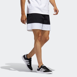 阿迪达斯官网 adidas 三叶草 FREESTYLE SHORT男装运动短裤FM1547 黑色/白 XL(参考身高:188~192CM)