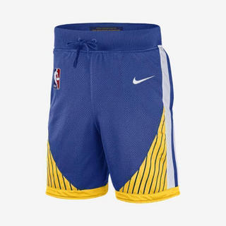 耐克Nike金州勇士队男子NBA运动篮球短裤AJ9168 Blue/Ama/Whi/Whi XL