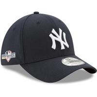 MLB男女棒球帽New York Yankees蓝色弯檐经典运动帽遮阳帽3671023 single M/L(适合头围56-60cm)