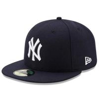 MLB男女棒球帽New York Yankees海军蓝遮阳帽平檐2659252 single 7 3/4(适合头围61.5cm)