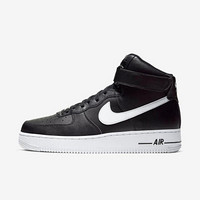 耐克Nike Air Force 1板鞋男士高帮运动鞋休闲鞋CK4369 Black/White 6