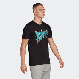 阿迪达斯官网 adidas 8-Bit Lineage 男装运动型格短袖T恤FN1744 如图 S