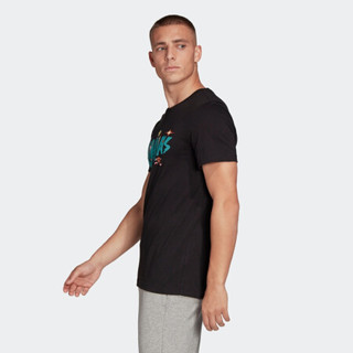 阿迪达斯官网 adidas 8-Bit Lineage 男装运动型格短袖T恤FN1744 如图 S