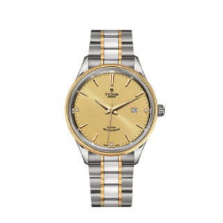 帝舵（TUDOR）-风尚系列 12503-65053香槟色3钻 自动机械男表 12703-65073香槟色3钻